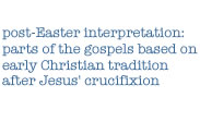 definition of post-Easter interpretation